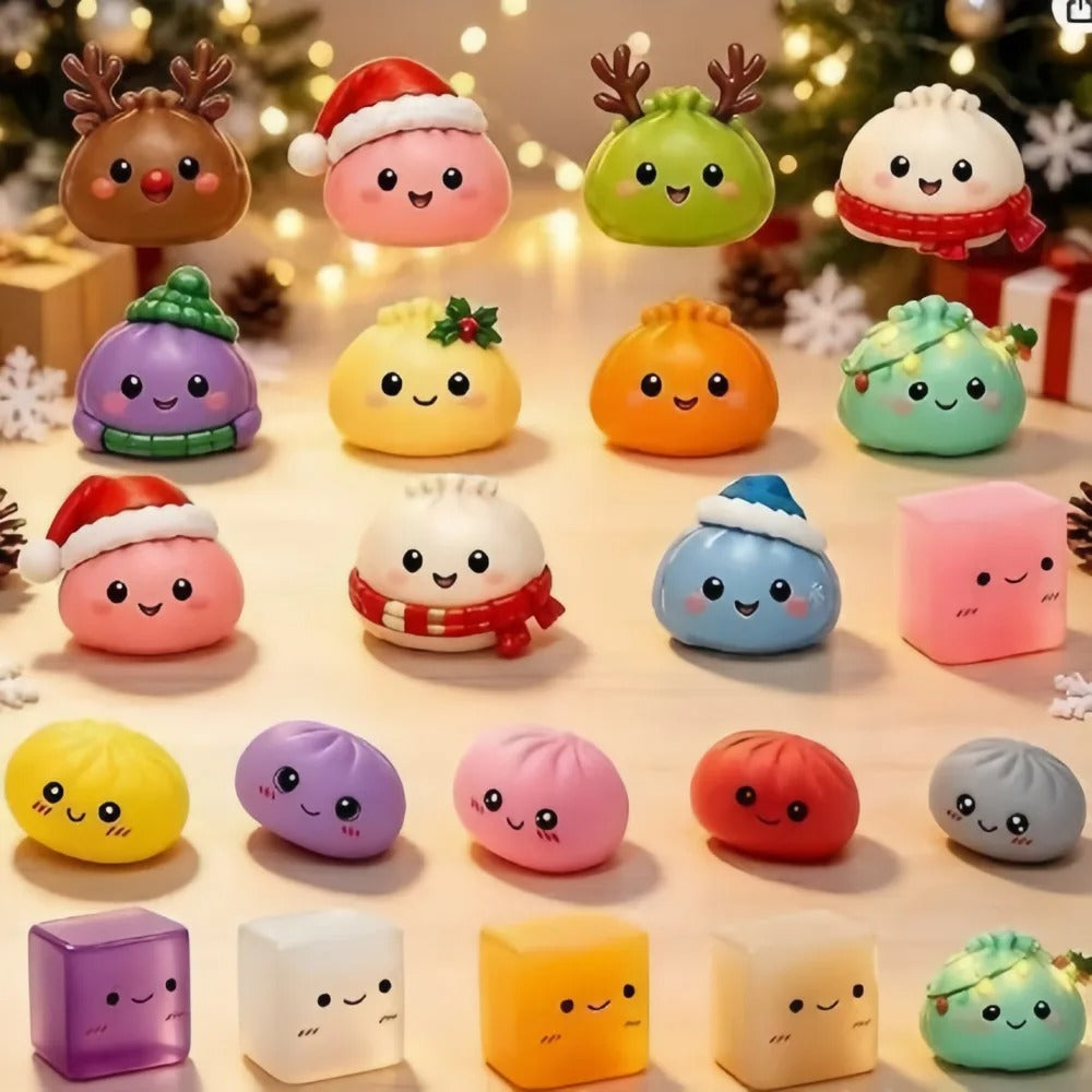 Squishy cmoki v božični izdaji