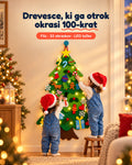 Božično drevesce iz filca za otroke