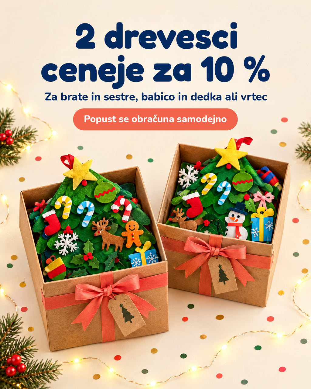 Mere drevesca iz filca